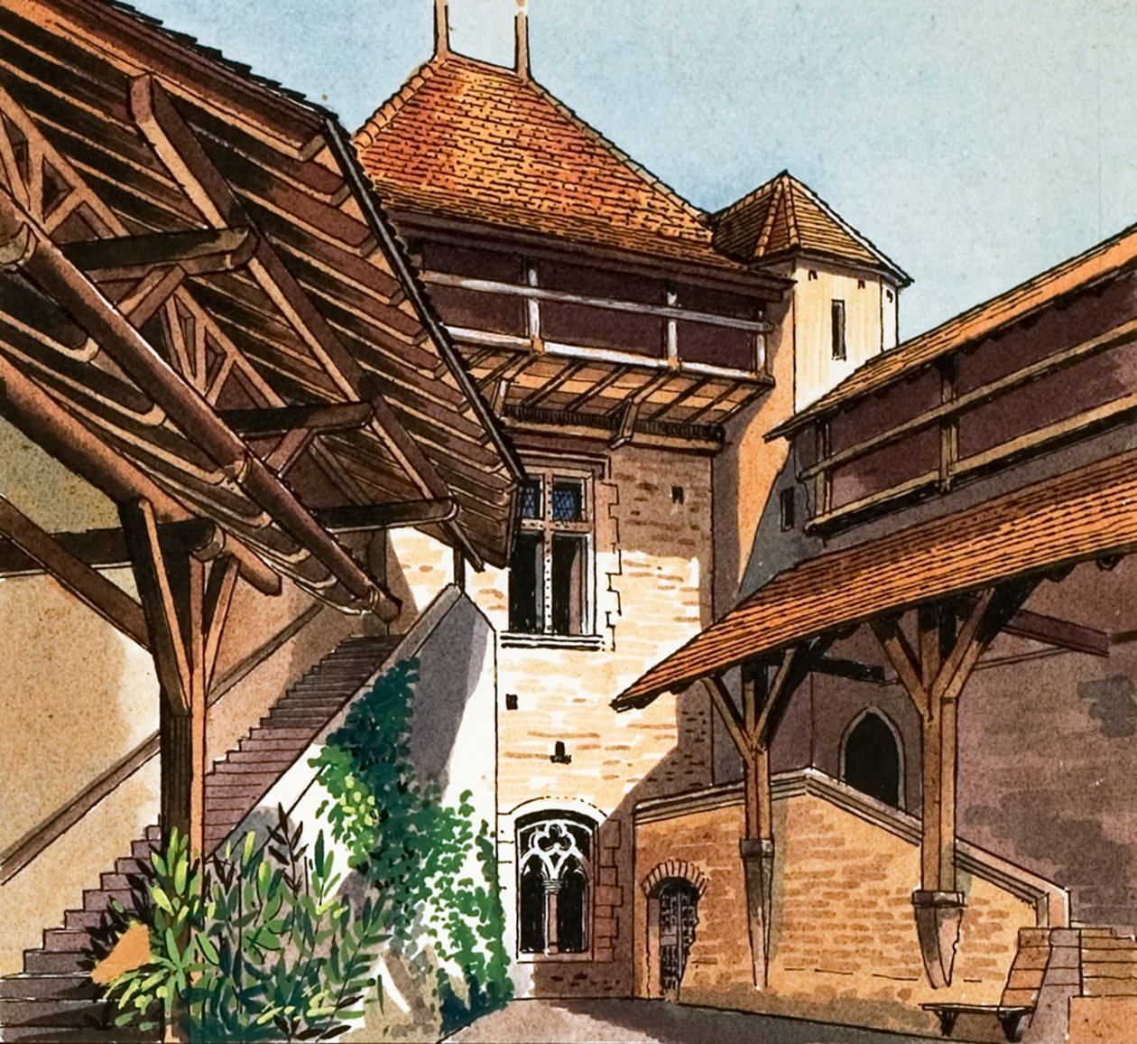 Kasteel De Chillon door Dan Escott