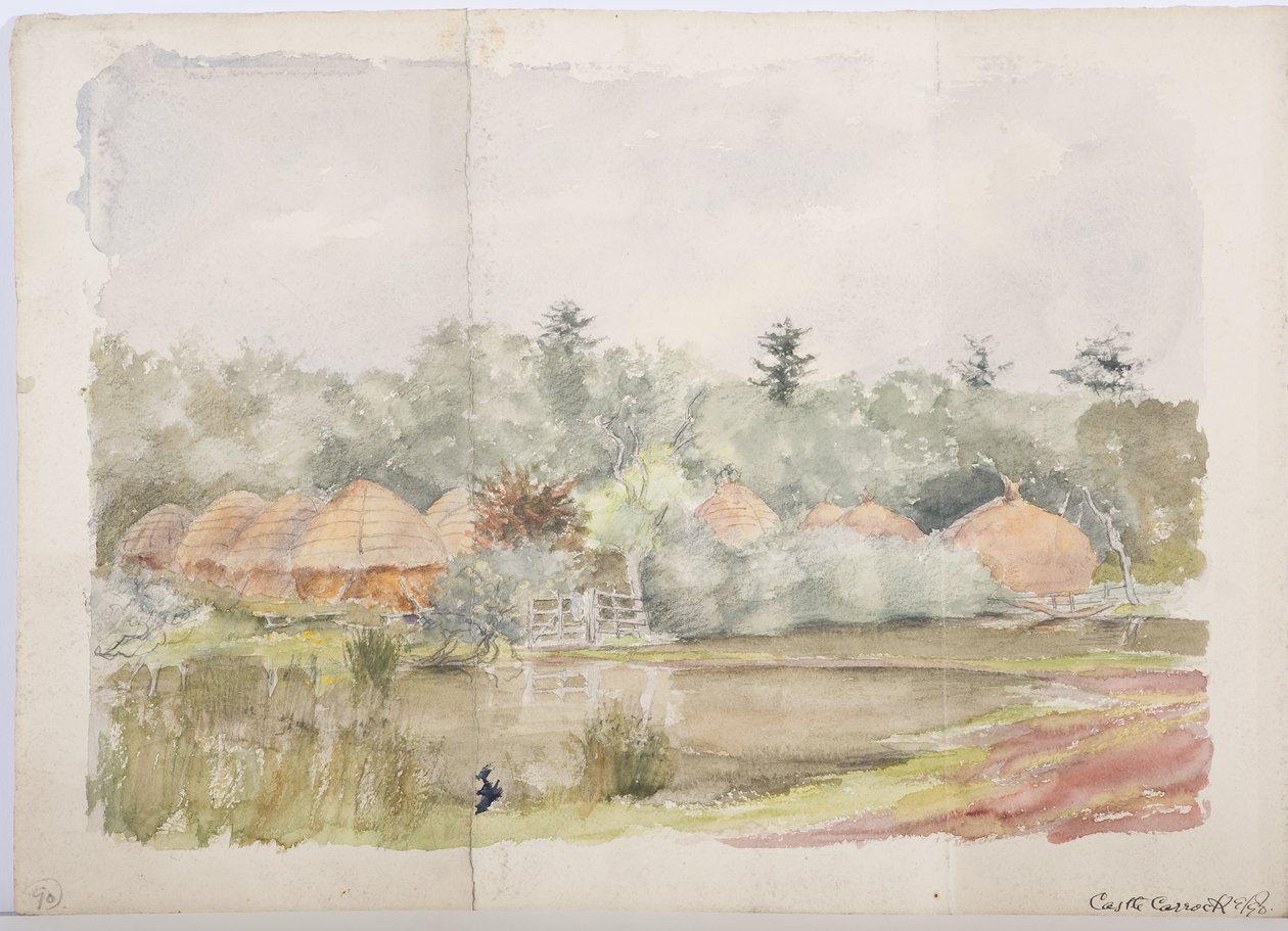 Castle Carrock, 1898 door Daniel Oliver