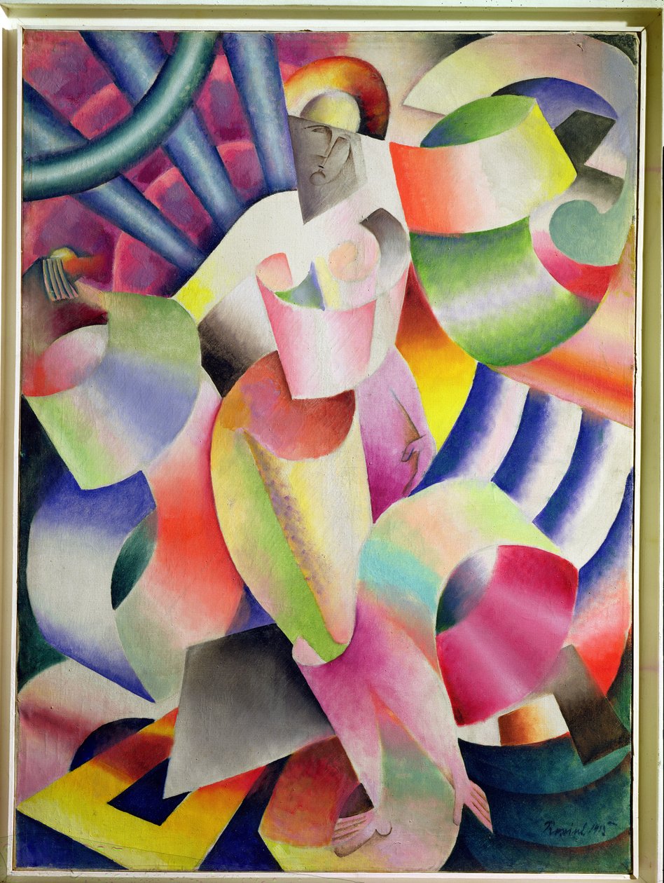 Fjord Christinia, 1915 door Daniel Vladimir Baranoff Rossine