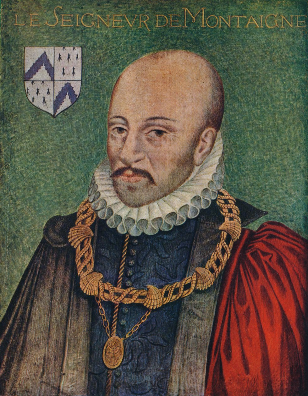 Portret van Michel Montaigne, ca. 1578, 1939 door Daniel Dumonstier