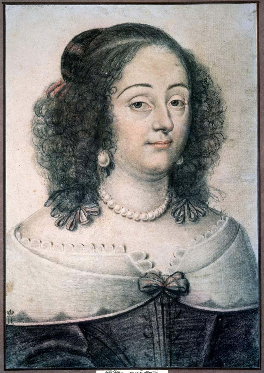 Portret van een Vrouw door Daniel Dumonstier
