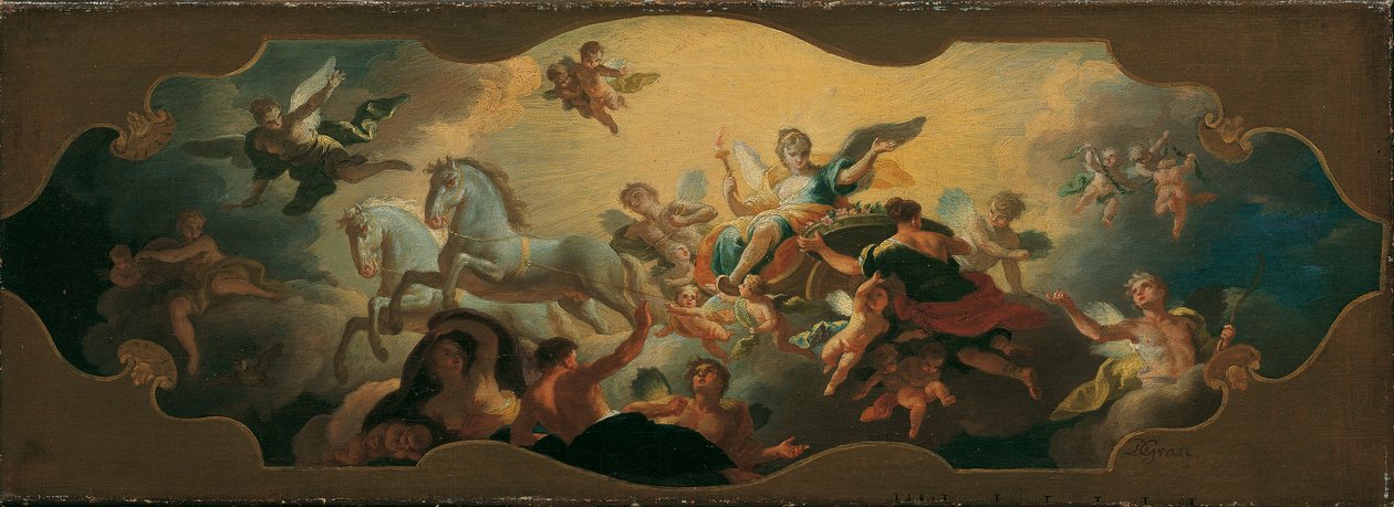 Allegorie van de ochtend door Daniel Gran