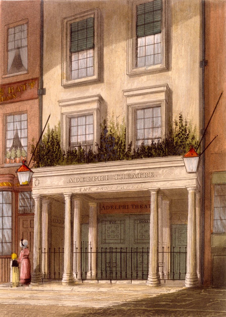 Het Sans Pareil Theater, 1826 door Daniel Havell