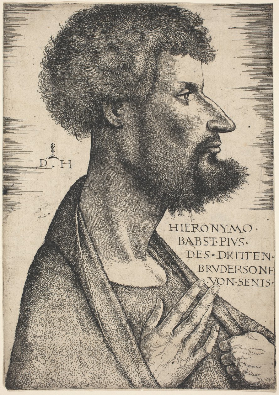 Girolamo da Siena door Daniel Hopfer