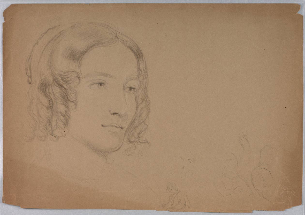 Studie van een Vrouwenhoofd door Daniel Huntington