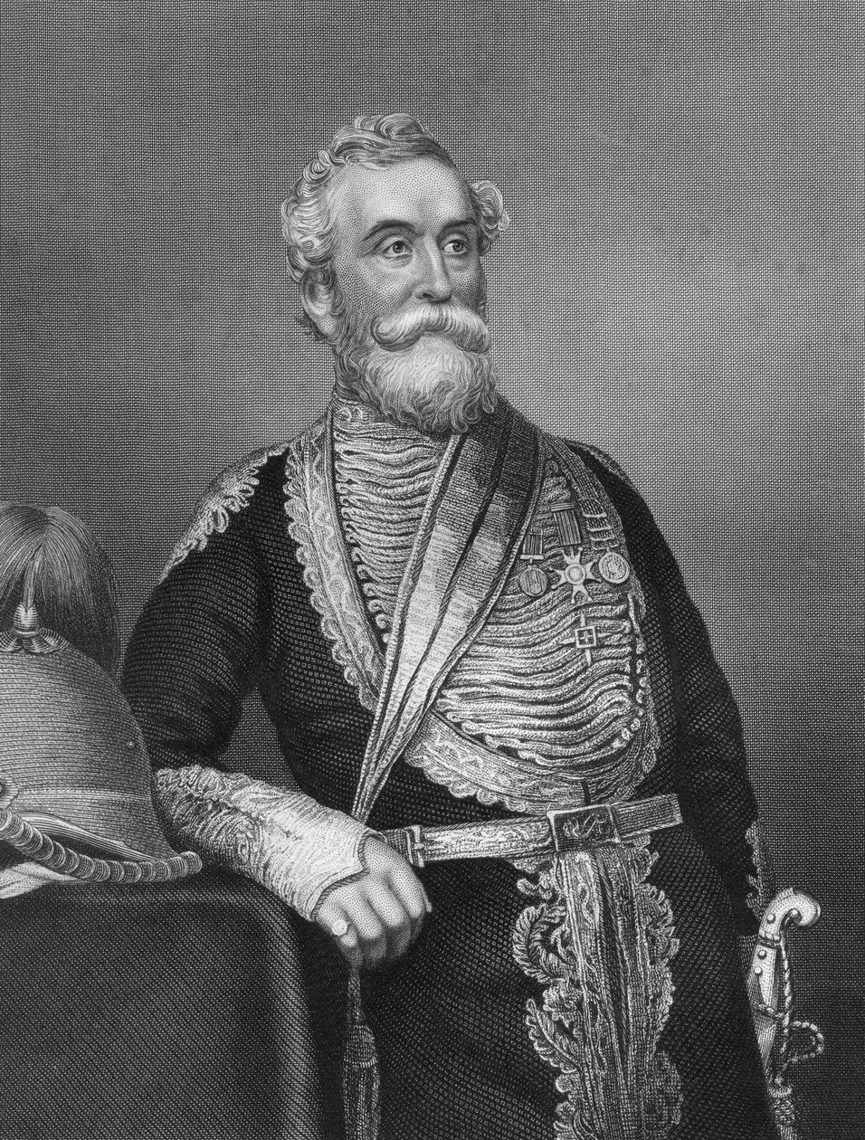 Generaal Beatson, Britse soldaat, 1857 door Daniel John Pound