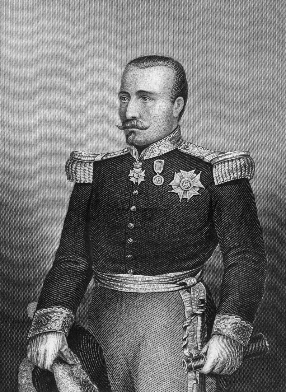 Generaal Bosquet, Franse soldaat, 1857 door Daniel John Pound