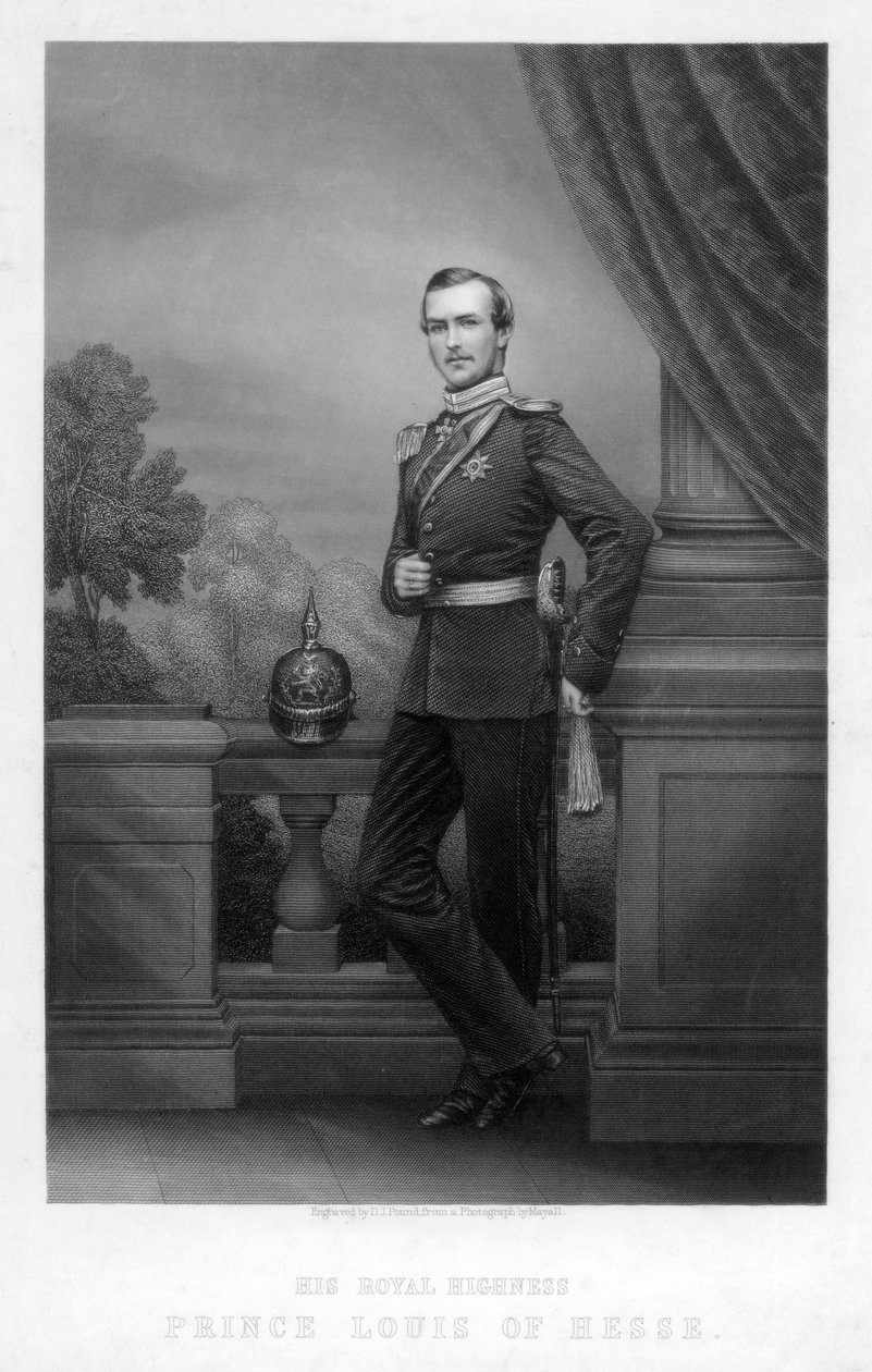 Prins Lodewijk van Hessen, 19e eeuw door Daniel John Pound