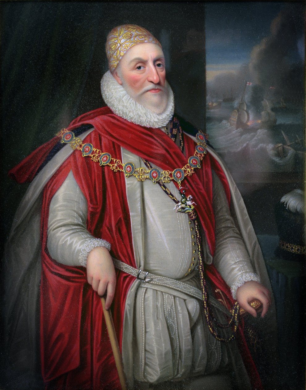 2e Lord Howard van Effingham door Daniel Mytens