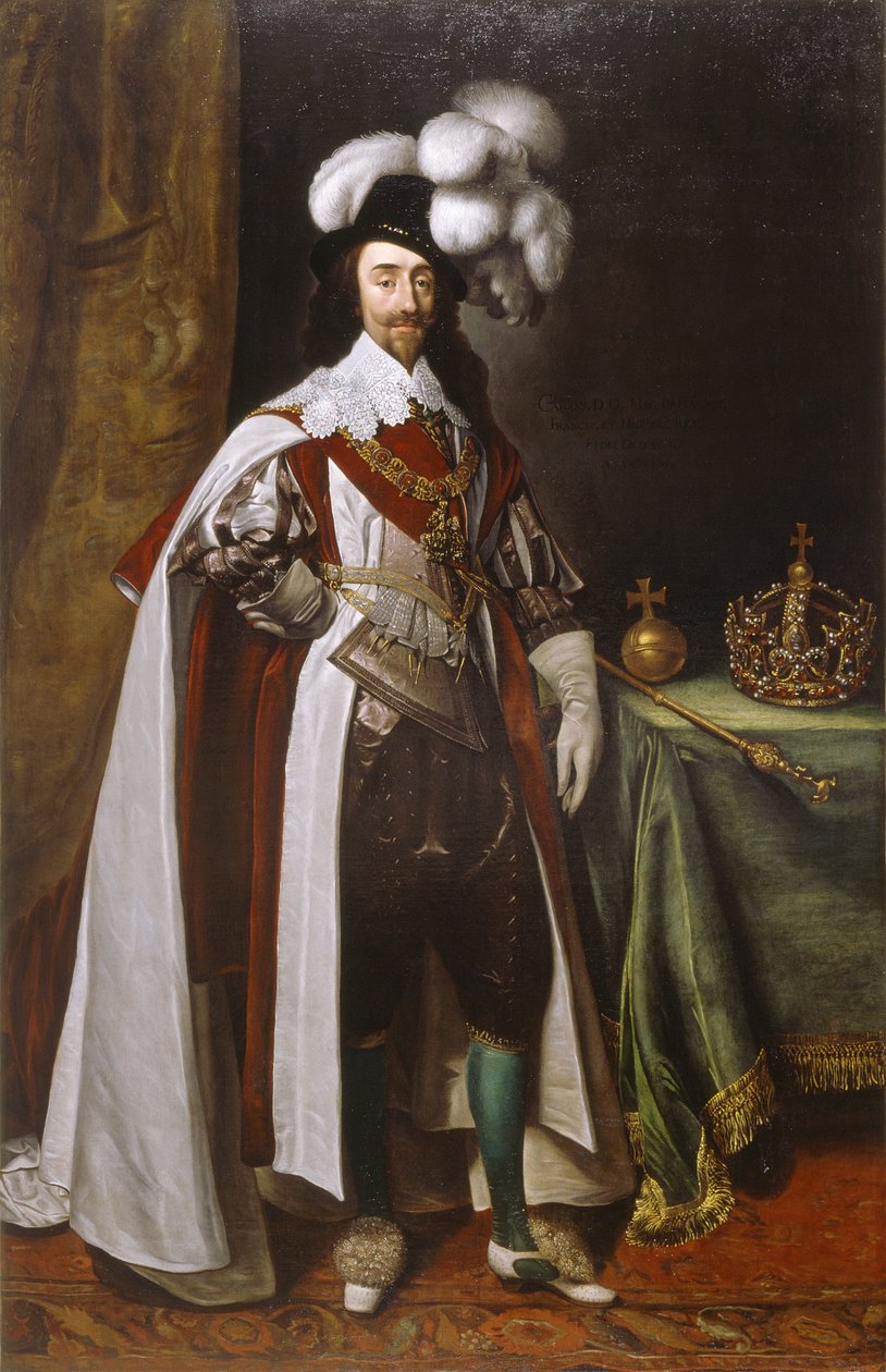 Karel I door Daniel Mytens