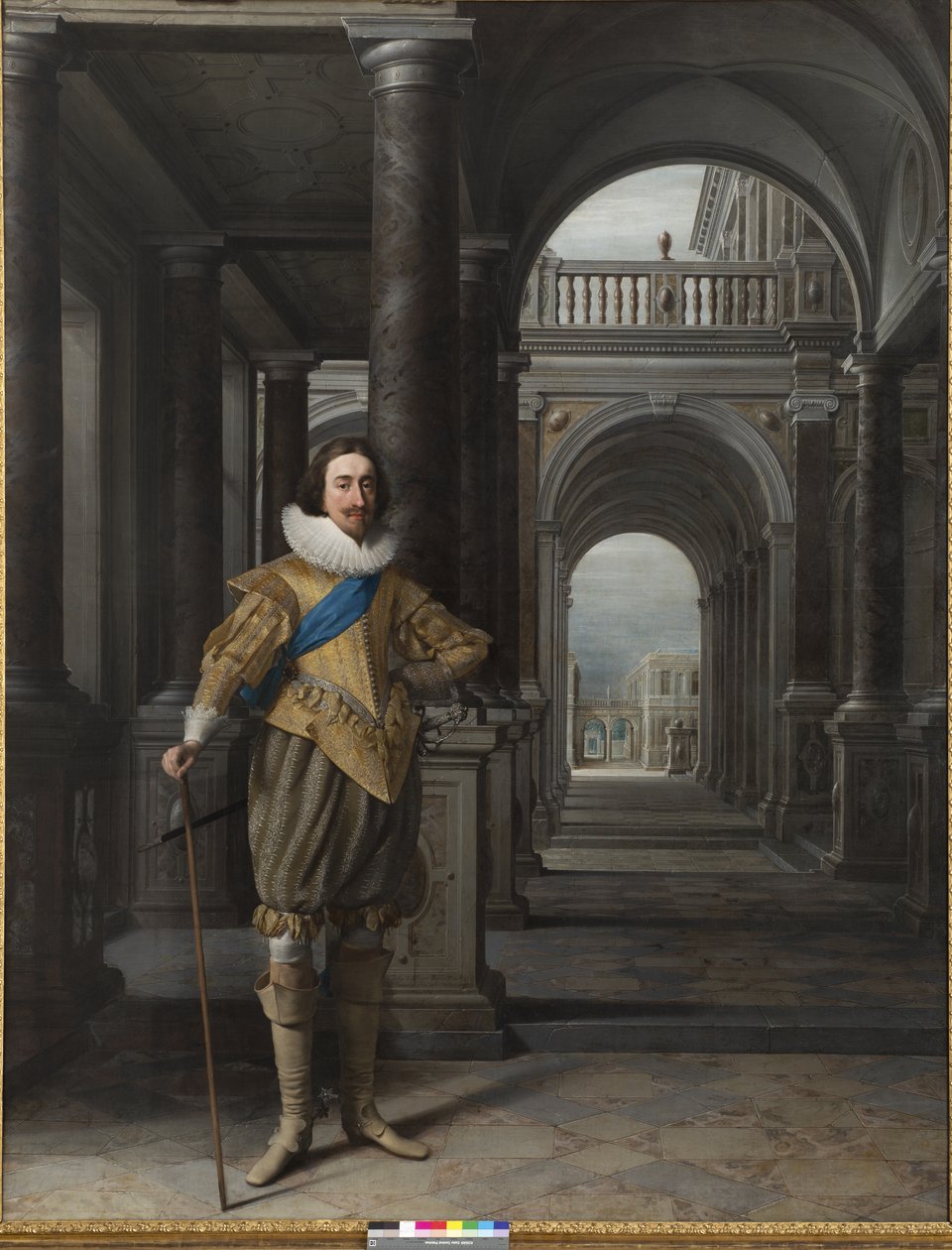 Karel I Koning van Engeland, ca. 1626-27 door Daniel Mytens