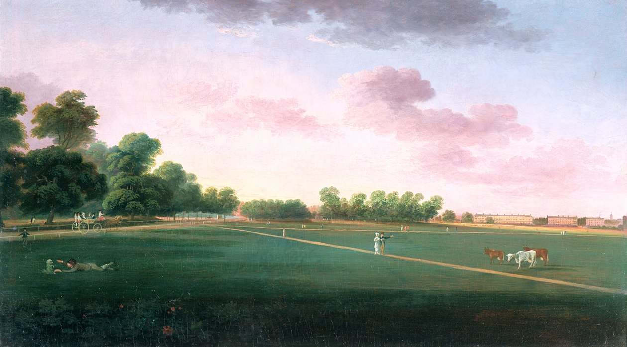 Een uitzicht op Hyde Park, 19e eeuw door Daniel Turner