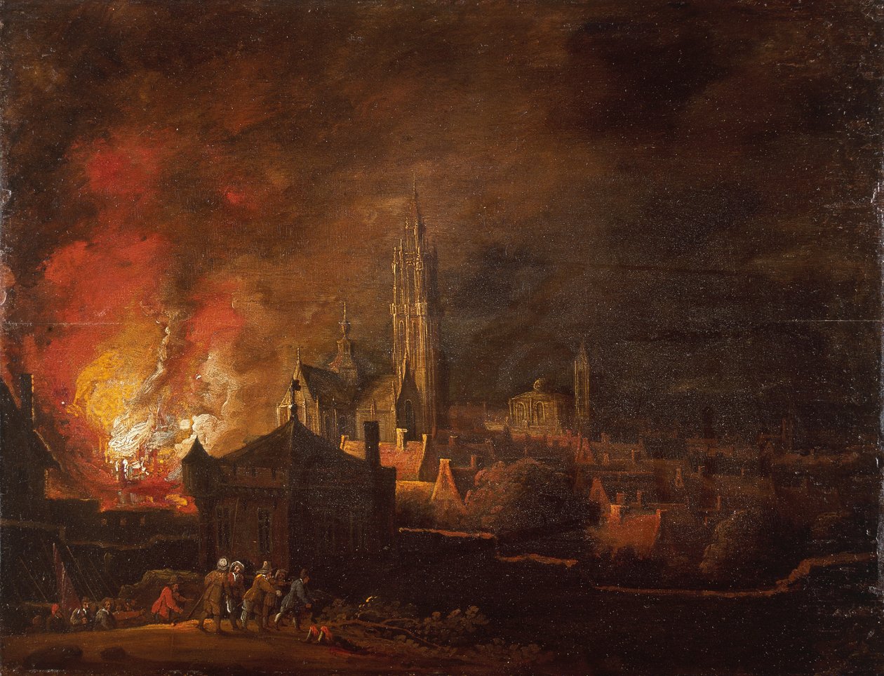 Fire of Antwerp door Daniel van Heil