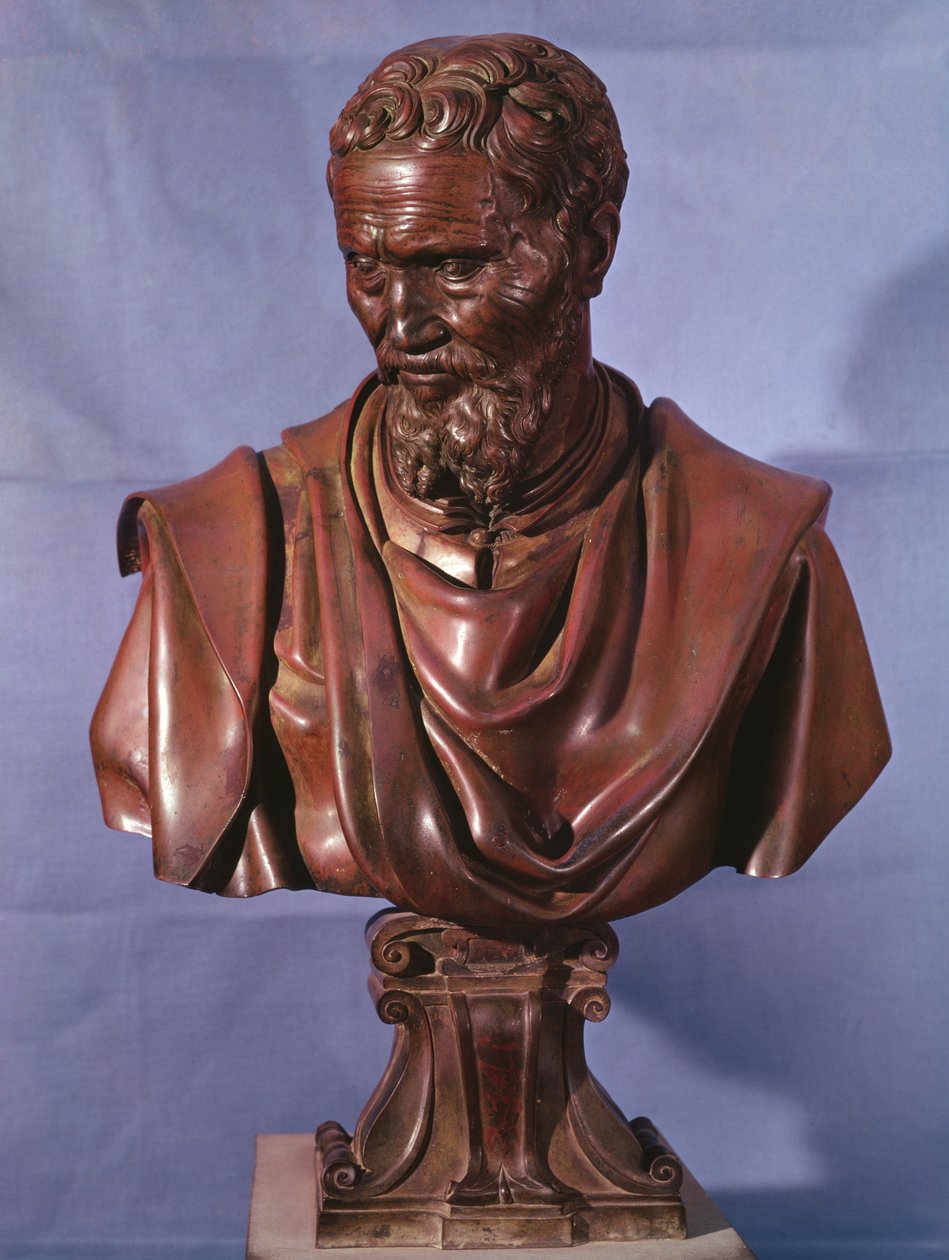 Buste van Michelangelo Buonarroti (1475-1564) door Daniele da Volterra