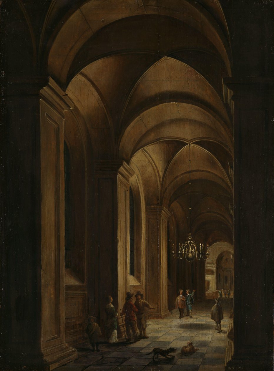 Kerk interieur door Daniel de Blieck