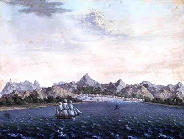 Isle de France, ca. 1810 door Danish School