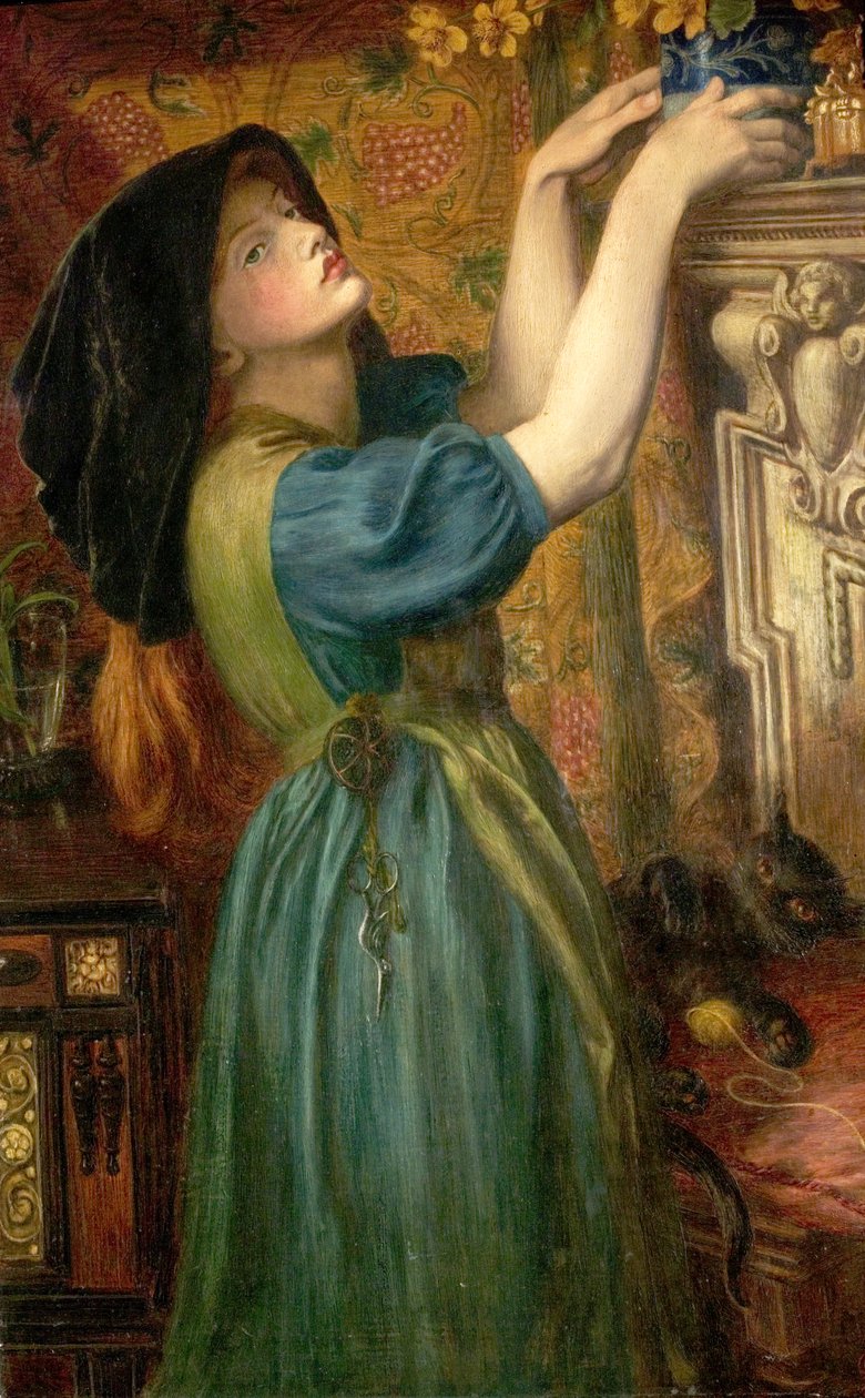 Goudsbloemen (De boogmaagd, Fleur-de-Marie), 1874 door Dante Gabriel Charles Rossetti