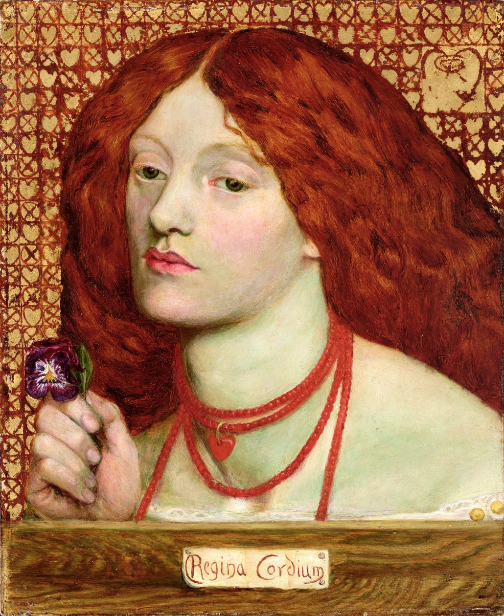Regina Cordium, 1860 door Dante Gabriel Charles Rossetti