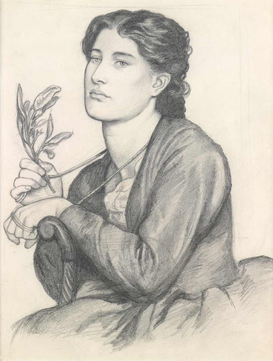 De laurier door Dante Gabriel Charles Rossetti