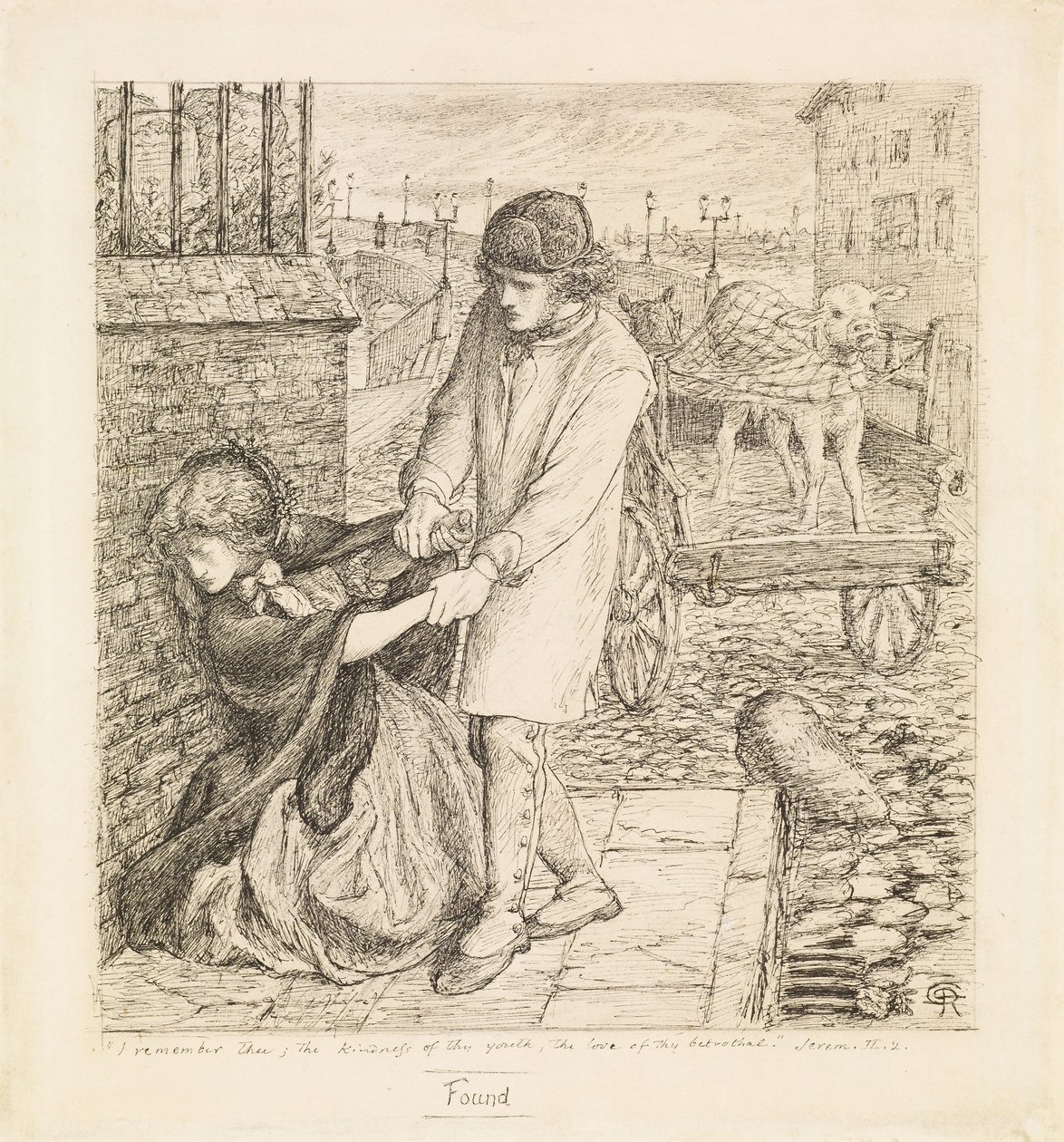 Gevonden door Dante Gabriel Charles Rossetti