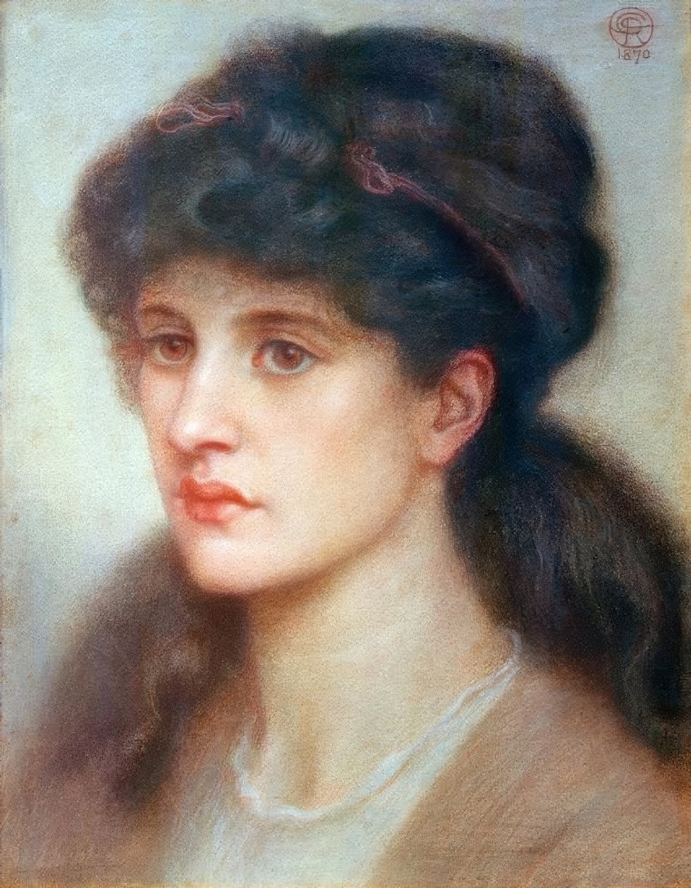 Maria Zambaco door Dante Gabriel Charles Rossetti