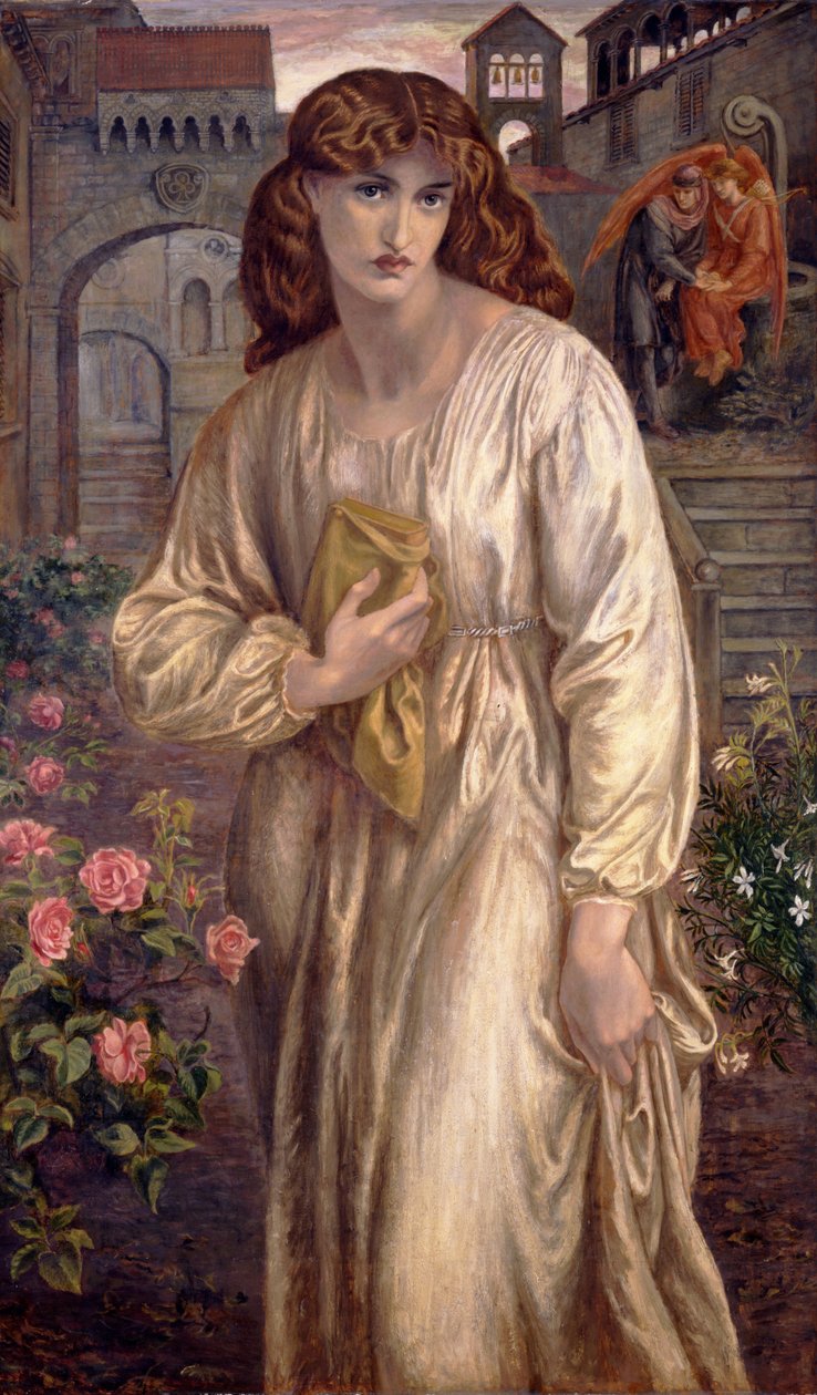 Groet van Beatrice door Dante Gabriel Charles Rossetti