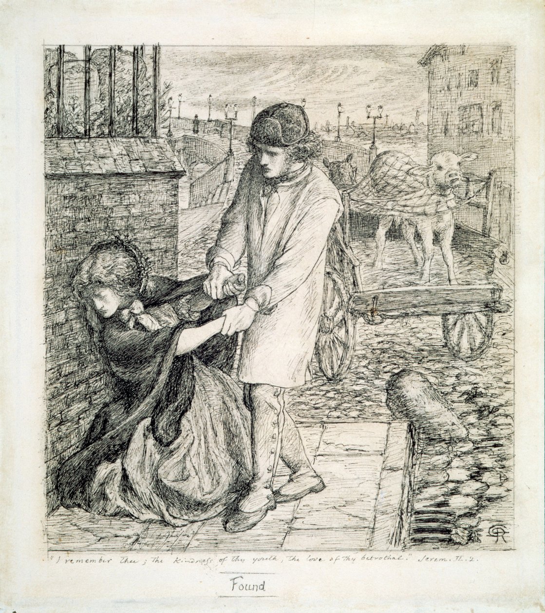 Gevonden door Dante Gabriel Charles Rossetti