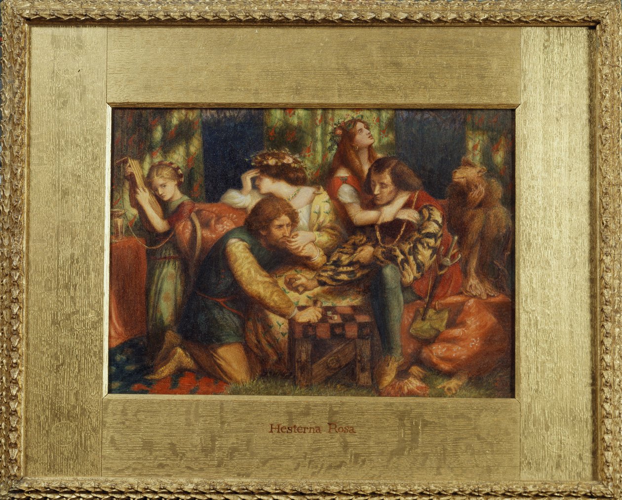 Hesterna Rosa door Dante Gabriel Charles Rossetti