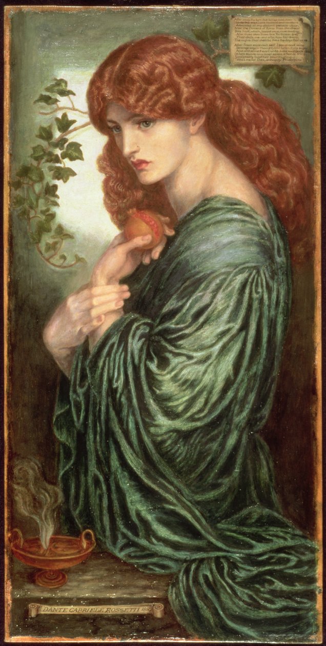 Proserpina, 1882 door Dante Gabriel Charles Rossetti