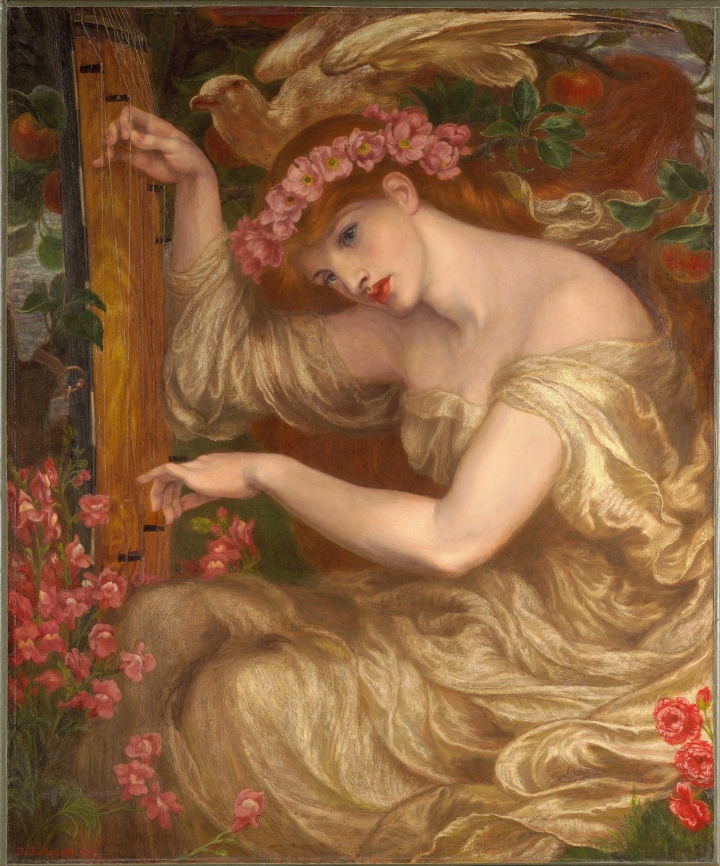 Een zeepbel door Dante Gabriel Rossetti