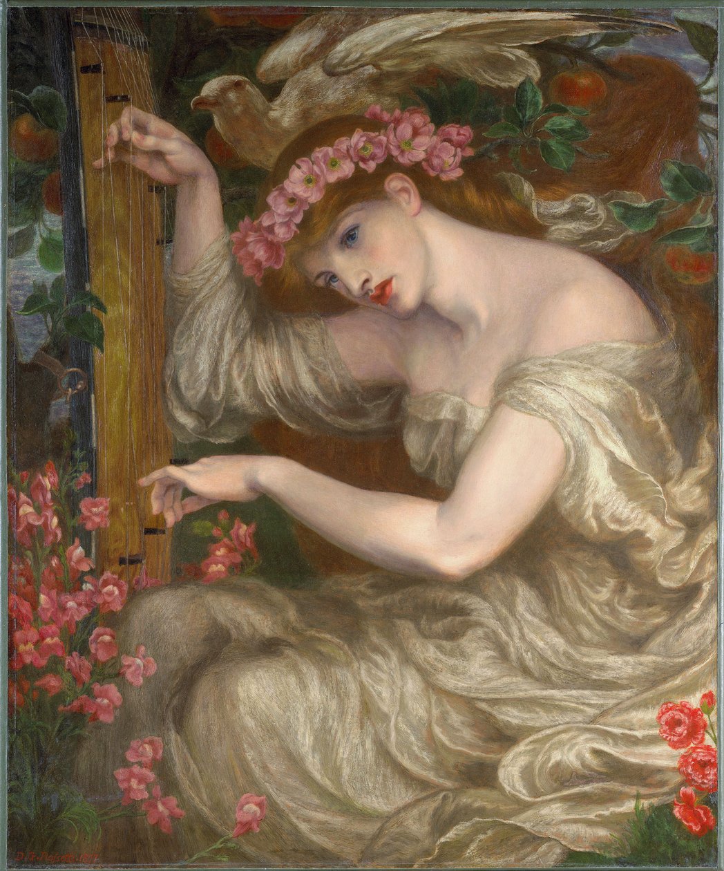 Een zeepbel door Dante Gabriel Rossetti