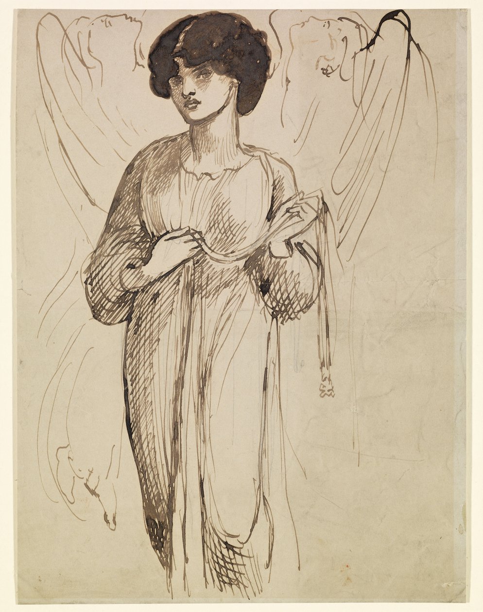 Astarte Syriaca - Figuurstudie door Dante Gabriel Rossetti