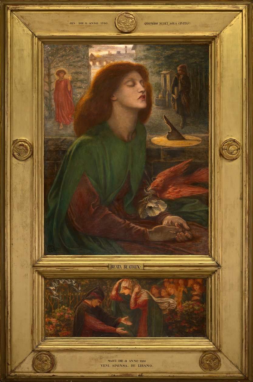 Beata Beatrix door Dante Gabriel Rossetti
