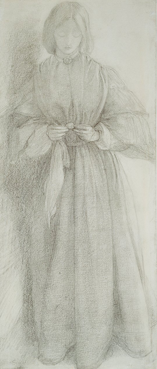 Elizabeth Siddal (Mrs. Dante Gabriel Rossetti) door Dante Gabriel Rossetti
