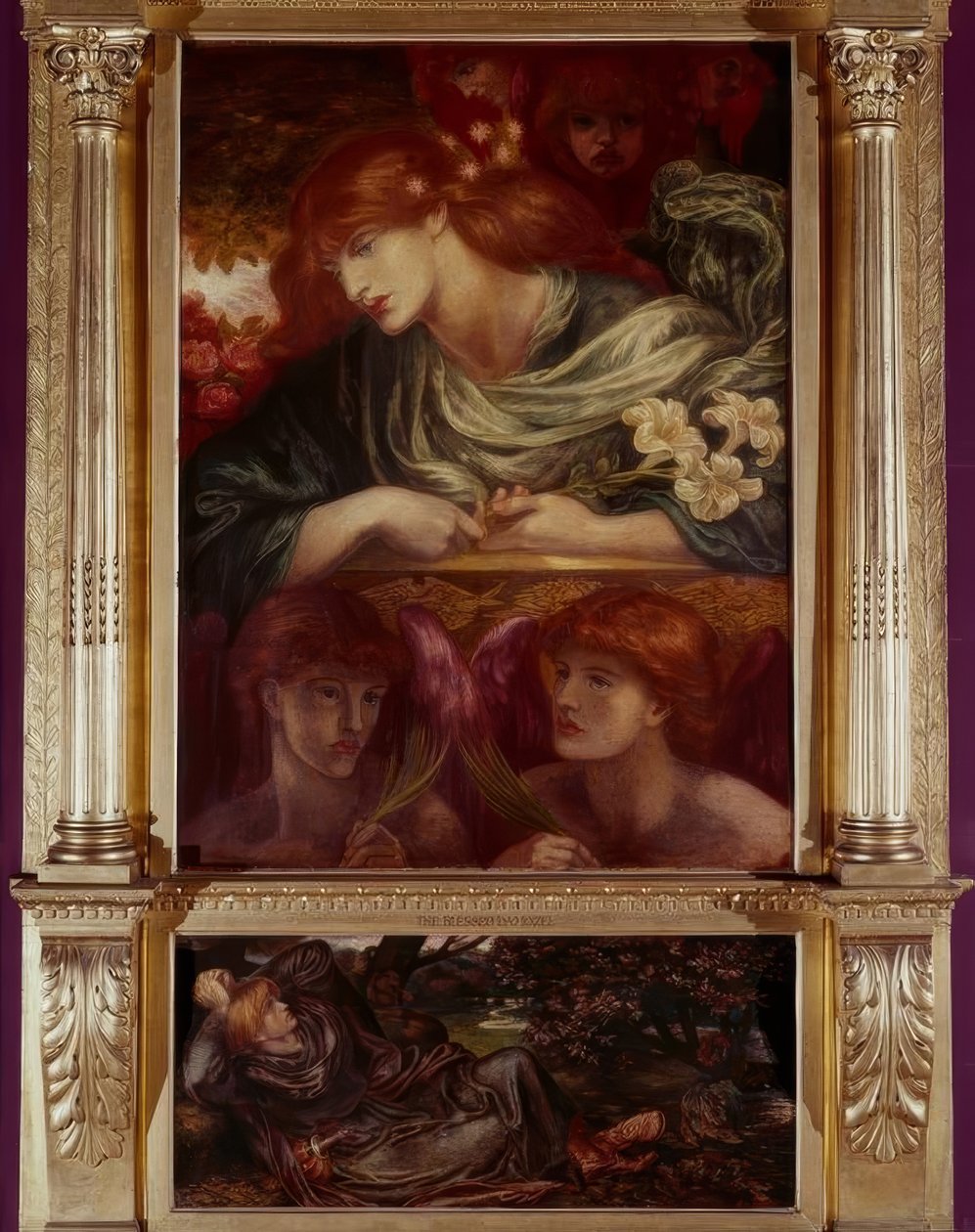 De gezegende Damozel door Dante Gabriel Charles Rossetti