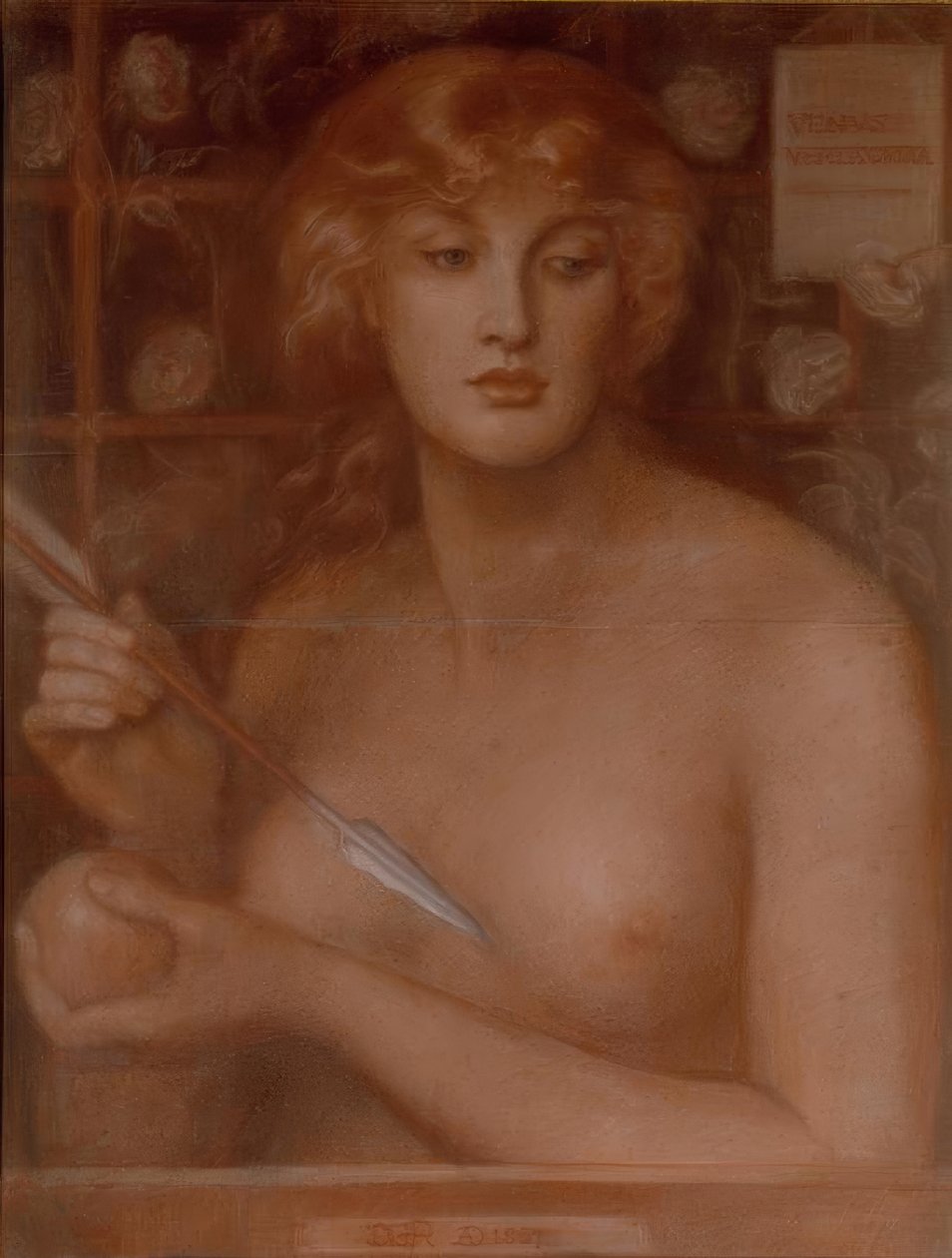 Venus Verticordia door Dante Gabriel Charles Rossetti