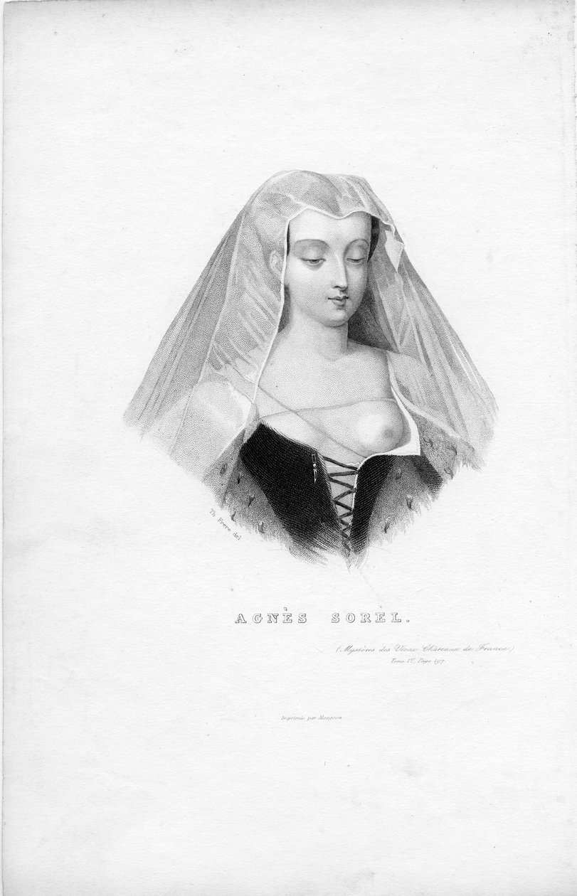 Gegraveerd portret door D’après Théodore Frère