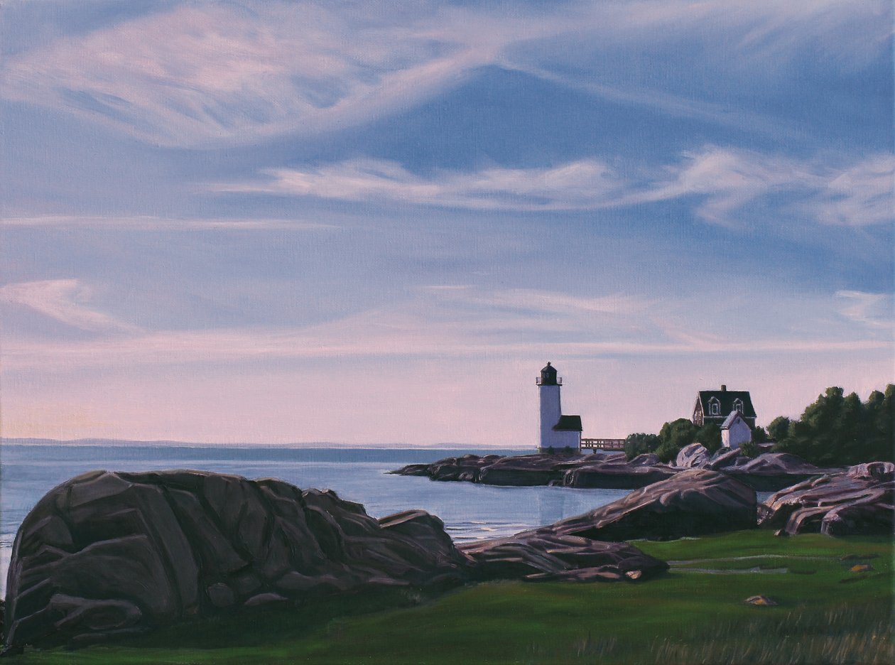 Squam Light avond, 2014 door David Arsenault