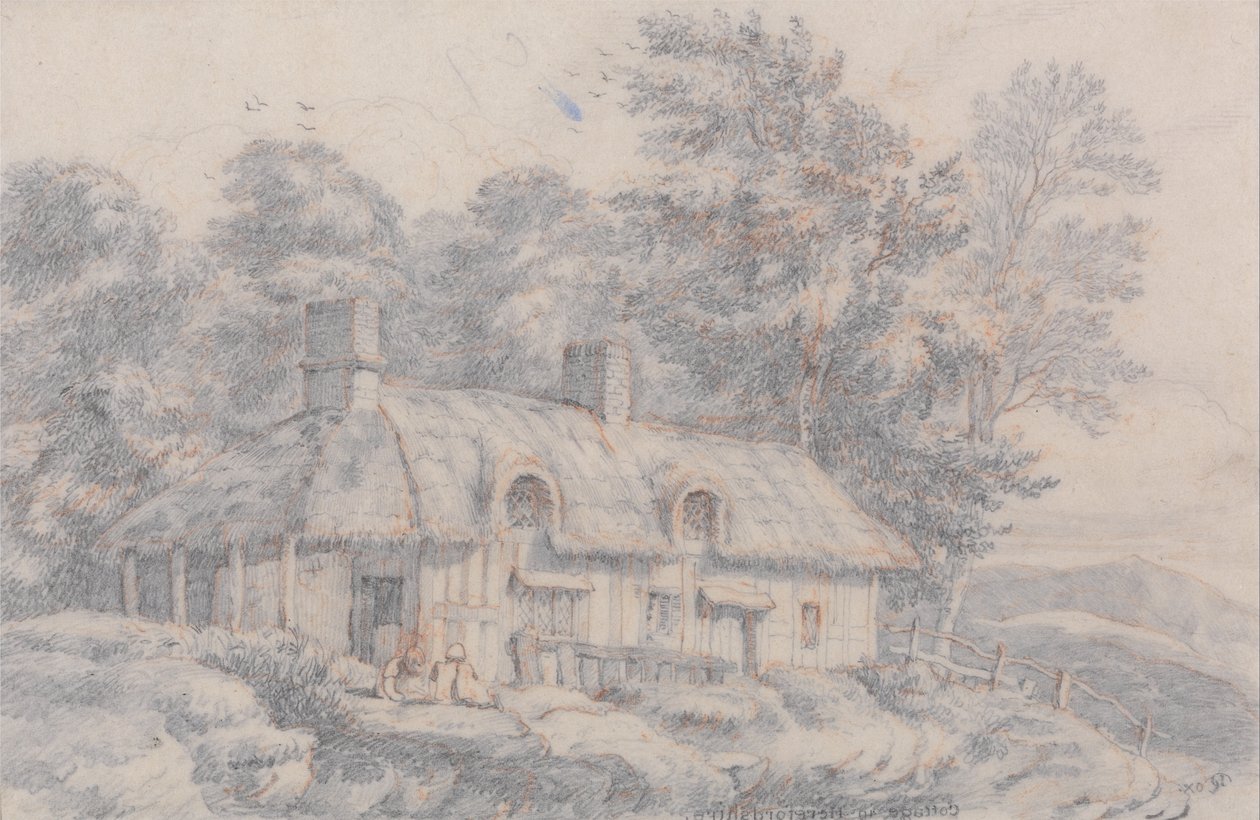 Cottage in Herefordshire door David Cox