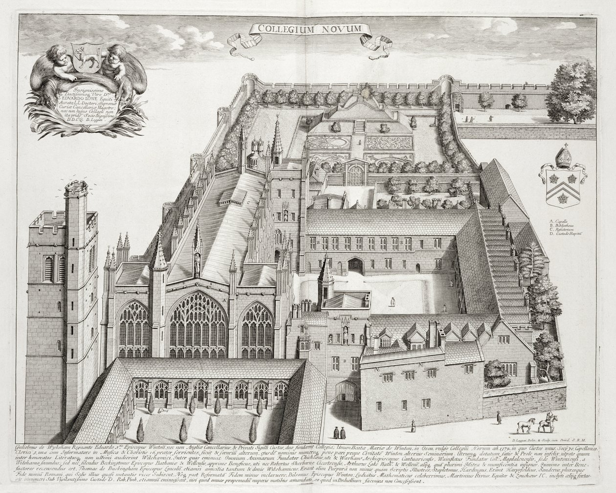 New College, Oxford, uit 
