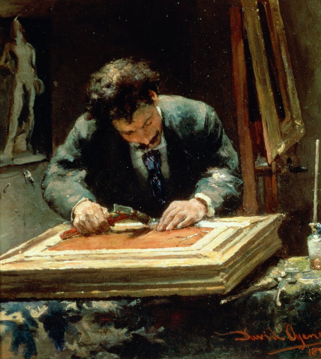 De Lijstenmaker, 1878 door David Oyens