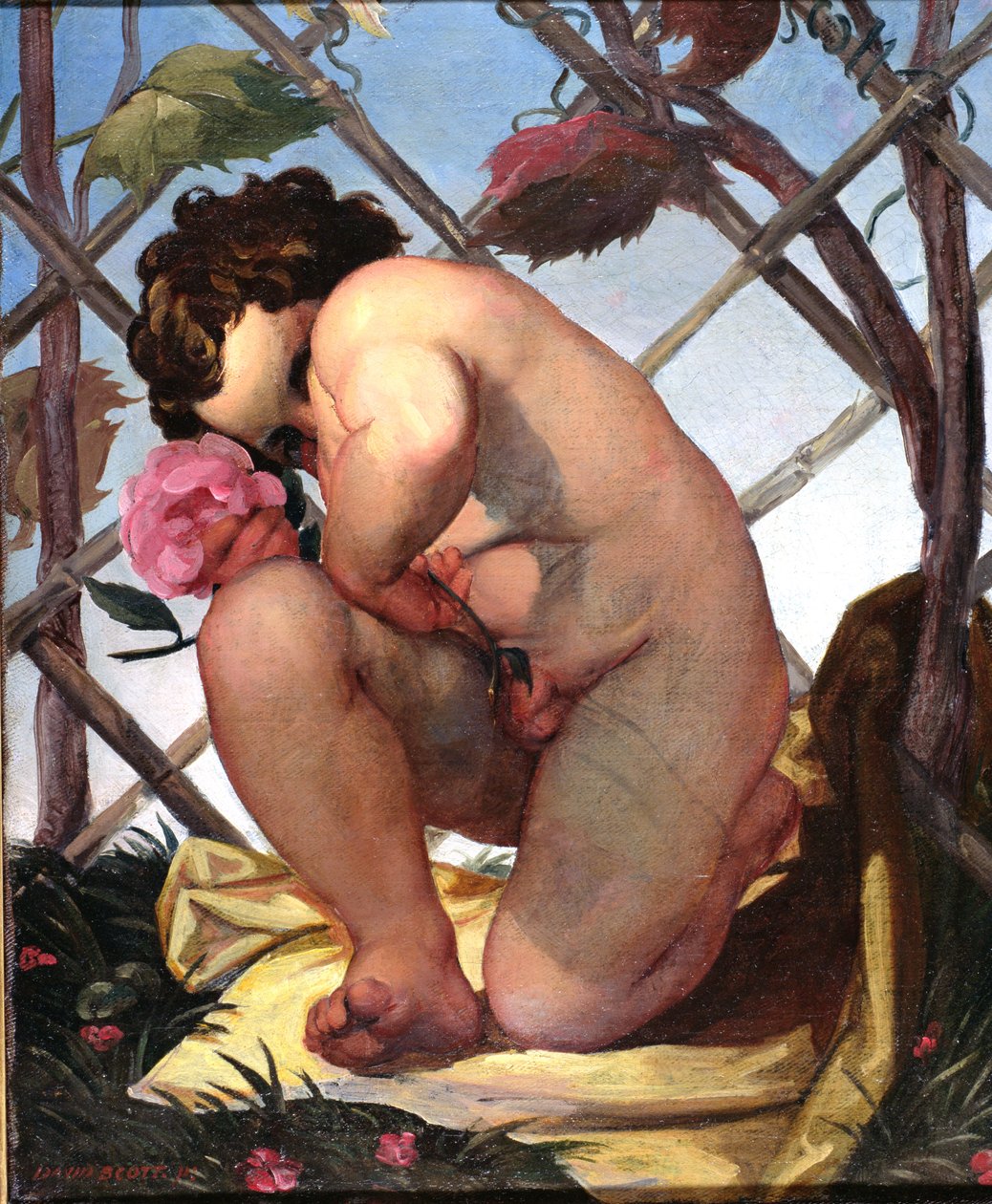 Cupido, 1830 door David Scott
