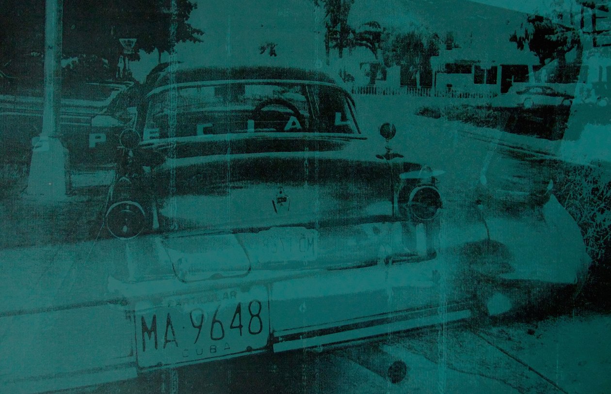Abstracte groene auto door David Studwell