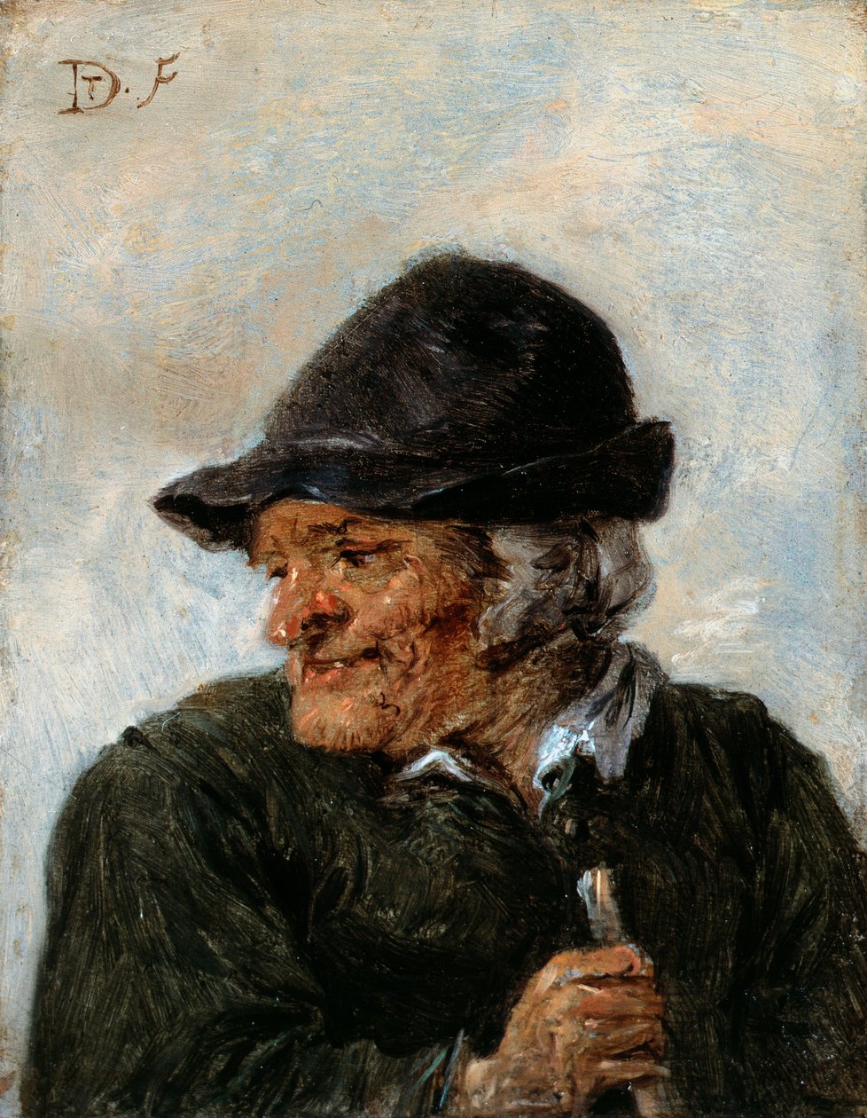 Een boer door David Teniers the Younger