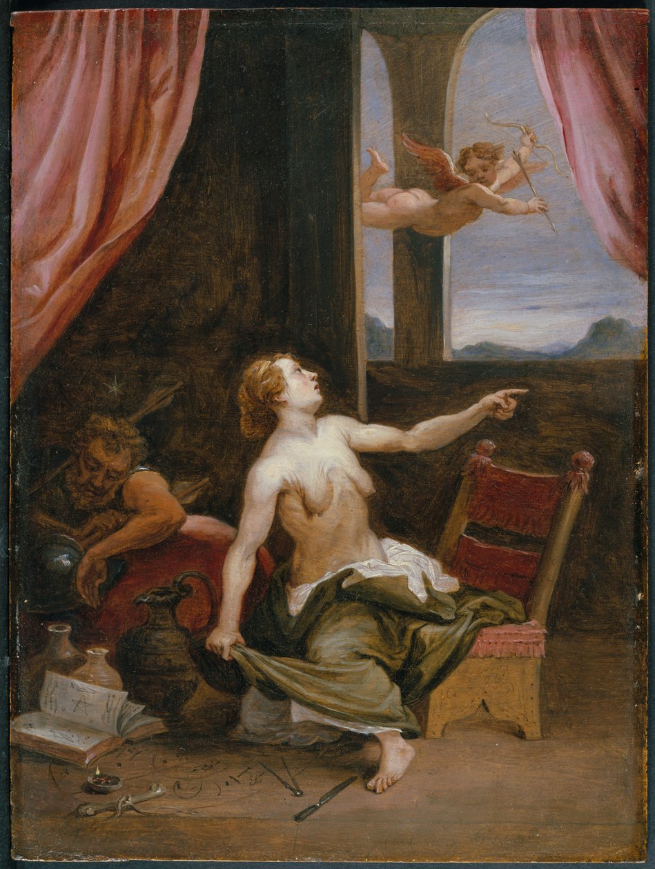 Ouderdom op zoek naar jeugd door David Teniers the Younger