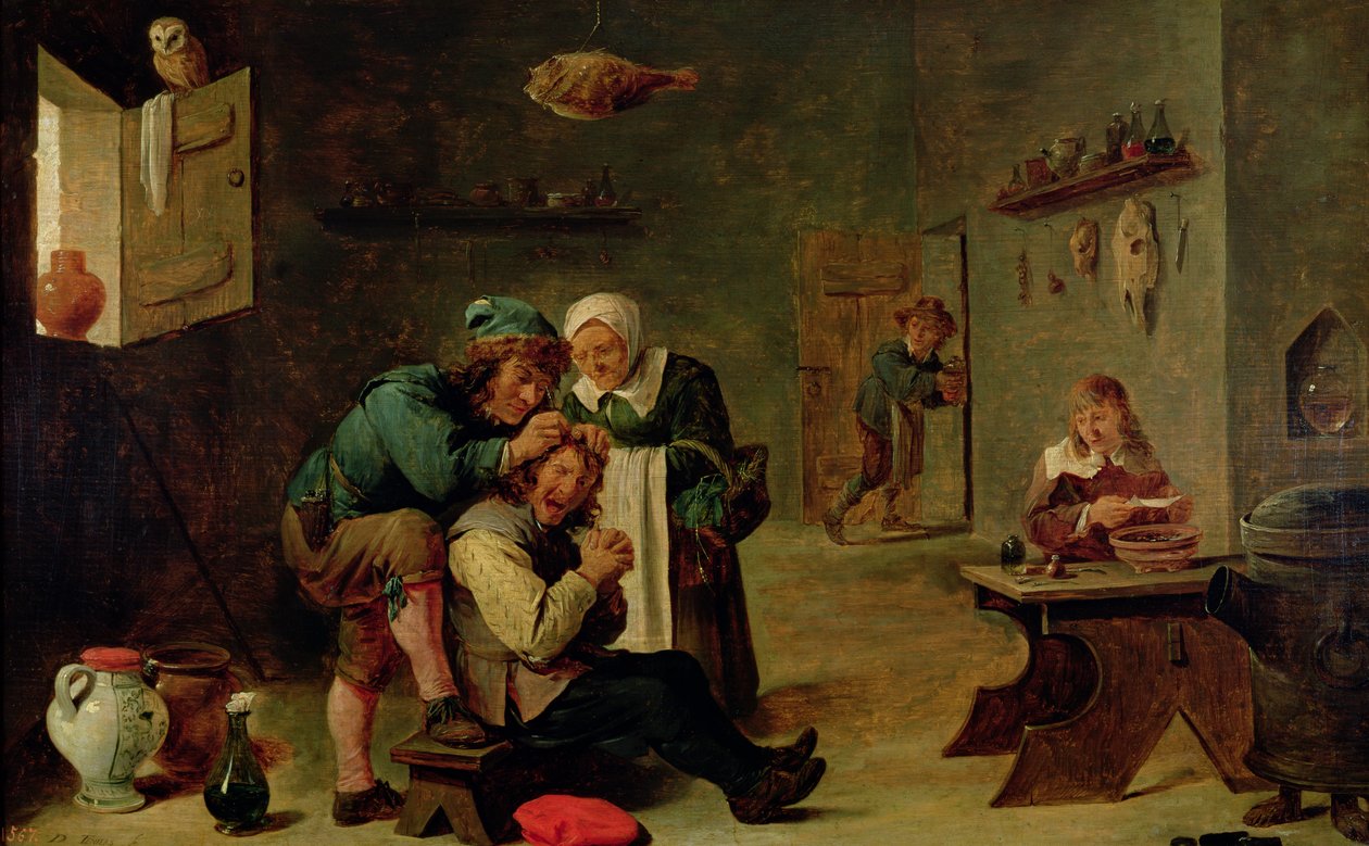 Chirurgische operatie door David Teniers the Younger