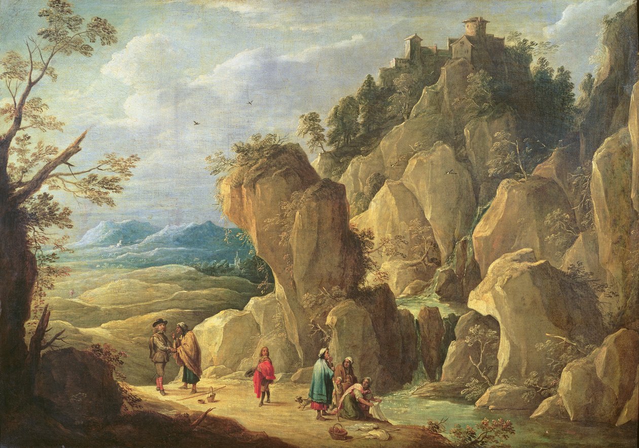De Zigeuners door David Teniers the Younger