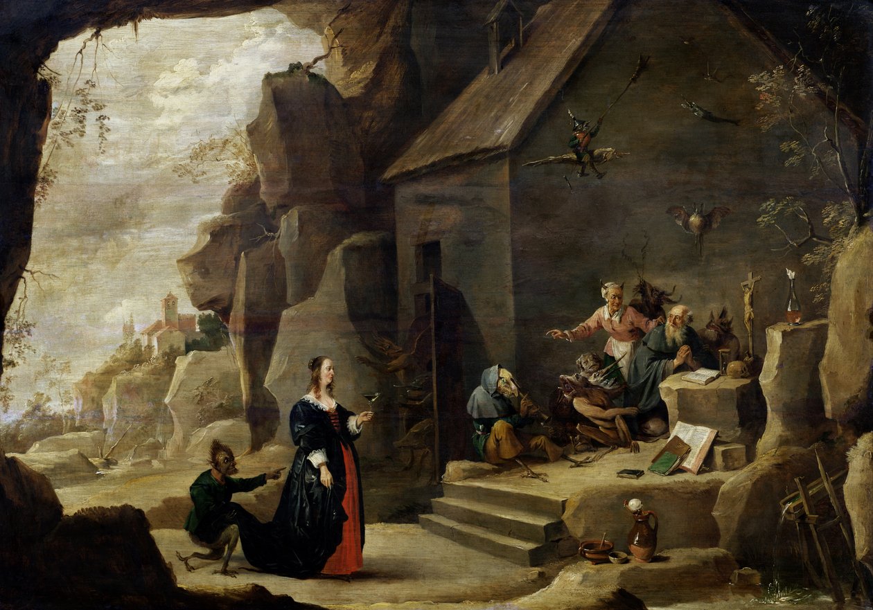 De Verleiding van St. Antonius door David Teniers the Younger
