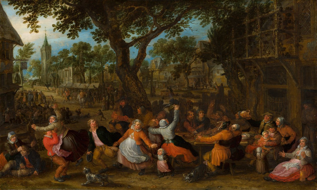 Een dorpskermis door David Vinckboons