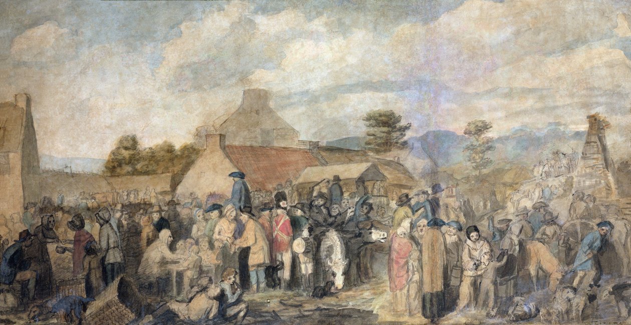 Pitlessie Fair, 1804 door David Wilkie